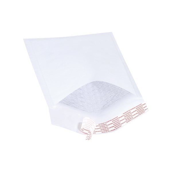 Bsc Preferred 6 x 10'' White No 0 Self-Seal Bubble Mailers, 25PK B853WSS25PK - main